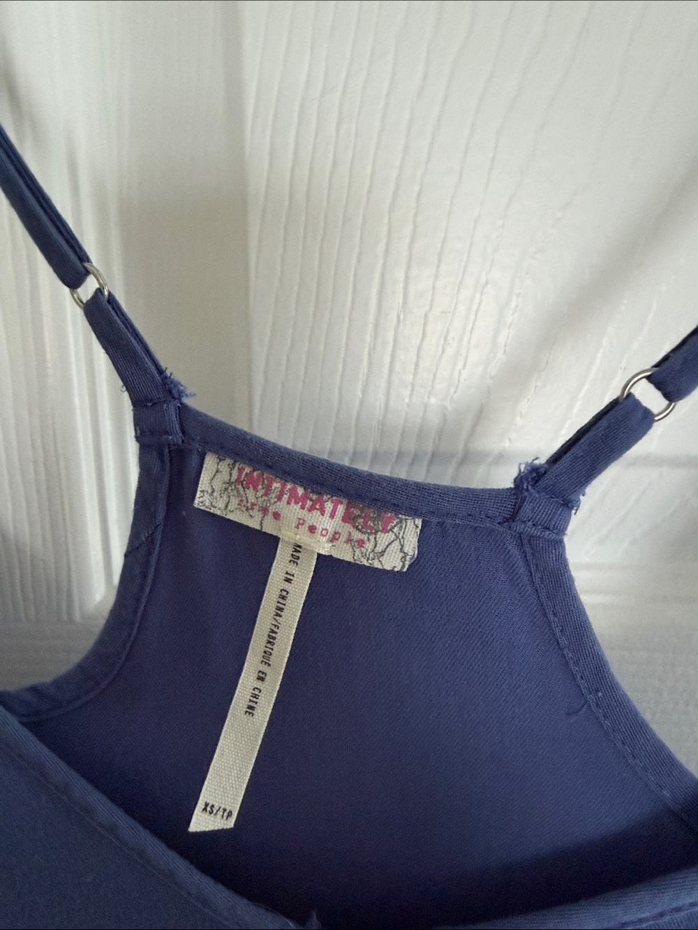 Free People Tattered Up Shred Slip Dress XS View 2